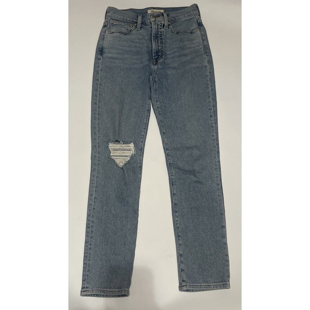 Sz 24 Madewell The Perfect Vintage Straight Jean in Kingsbury Wash
